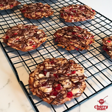 Cherry Almond Florentines